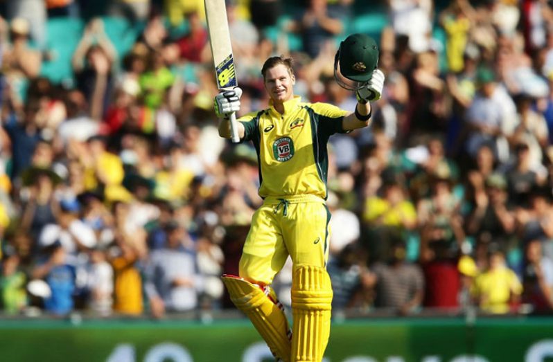 Steven Smith made the highest ODI score at the SCG with his  164 off 157 balls.