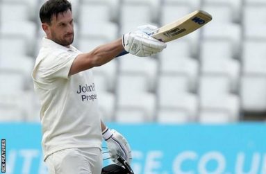 Nottinghamshire captain Steven Mullaney enjoyed a good day with the bat.