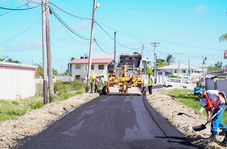 Community roads in Strathspey were rehabilitated during last week