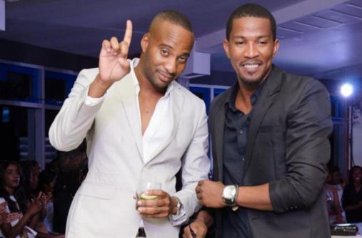 Traits Model Management Executives, Oronde George and Keith Allicock at at the 2015 “Strut: Live the Runway” (Photos courtesy strukturetheblog)