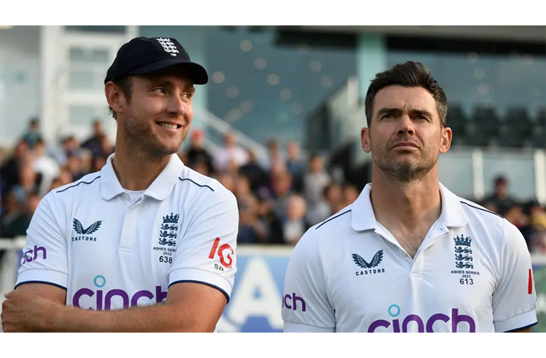 Stuart Broad (left) and James Anderson (right) led England's bowling attack together for a generation until the former retired at the end of the 2023 Ashes