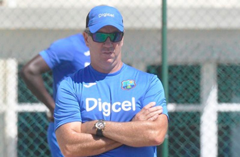 West Indies head coach Stuart Law says batsmen have to produce against India.