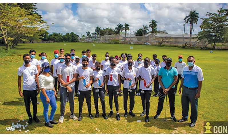 A large number of students from schools across the country have been sharpening their skills on the course, as GolFun camp continues