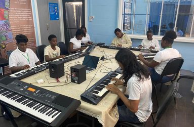 Of the 120 students interviewed, six took home prizes of music production equipment