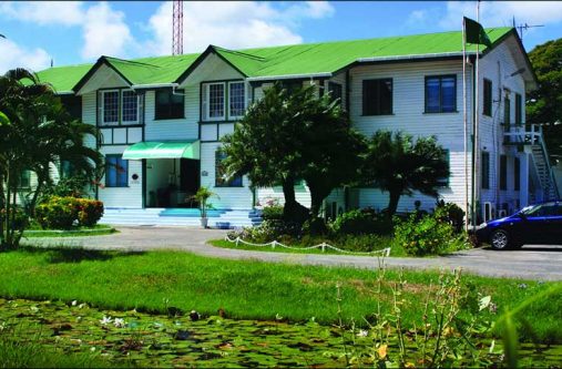 Sugar-HQ The former head office of GuySuCo at Ogle, East Coast Demerara