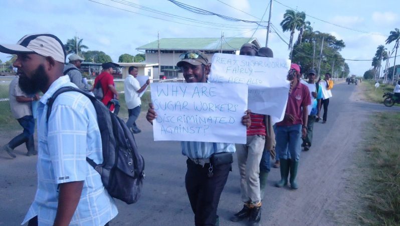 Sugar Workers Protesting on Monday