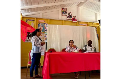 Minister of Amerindian Affairs, Pauline Sukhai and a team met with leaders and residents from Campbelltown and its satellite village, Princeville in Region Eight (Potaro-Siparuni) on Friday last