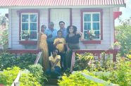 Rupaul’s family at Sunshine Garden. From Left - Safira Abrahim-Williams, Ron Robinson, Mark Kazim, Nathaya Whaul, Linden Whaul and Shenadia Ferrier