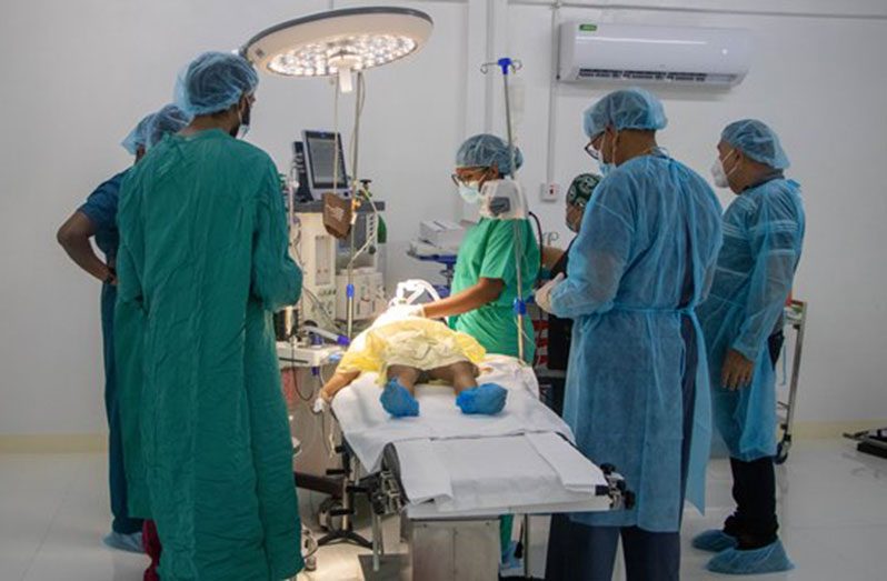 A new surgical theatre was commissioned at the Kumaka District Hospital, last Friday