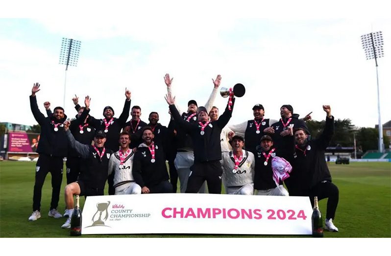 Surrey are the defending county champions