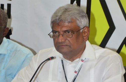 GECOM Chairman Dr. Steve Surujbally