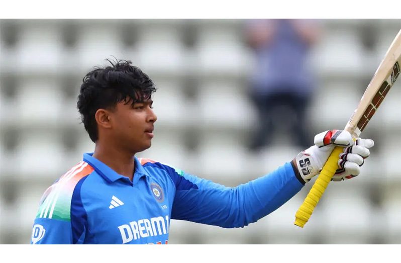 Suryavanshi scored a 35-ball century for Rajasthan Royals earlier this year in the IPL