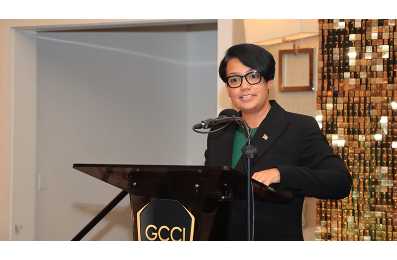 Tourism, Industry and Commerce Minister Susan Rodrigues at last week’s event