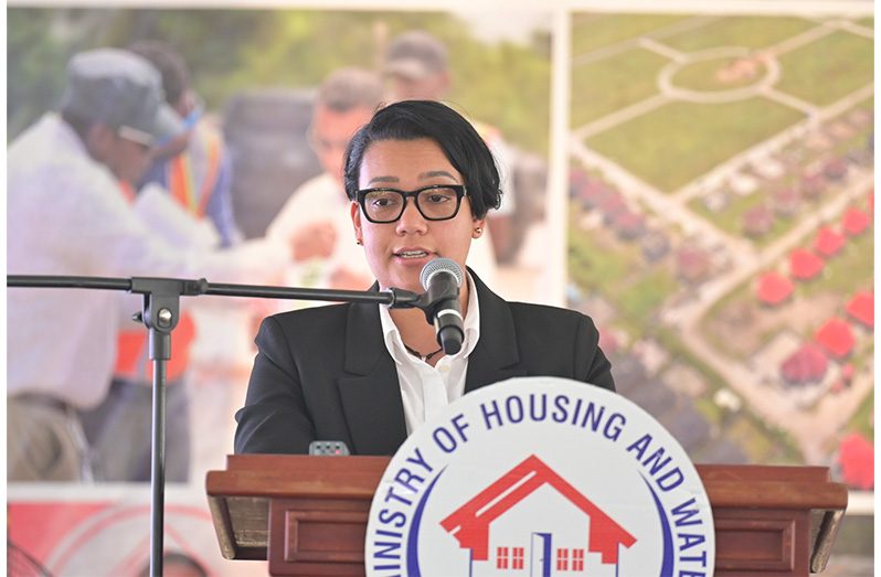 Minister within the Ministry of Housing and Water, Susan Rodrigues