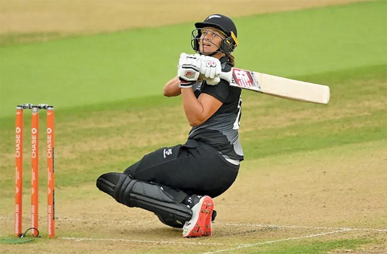 Suzie Bates brought out a number of innovative shots during the course of her 91 not out (Getty Images)