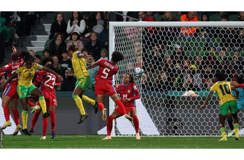 Allyson Swaby's header was enough to secure a historic win for Jamaica