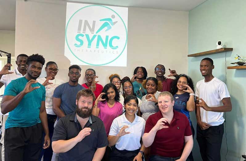 InSync Therapeutics recently hosted a high-level Strength and Conditioning course for Guyanese 