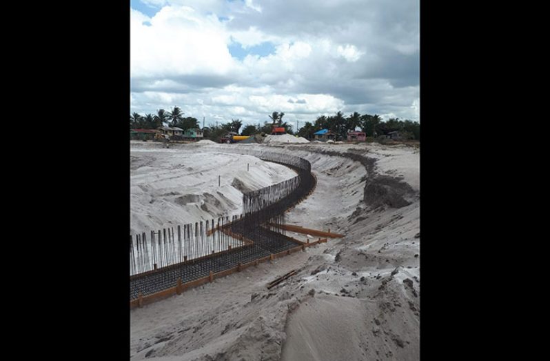 Ongoing works at the Linden synthetic track