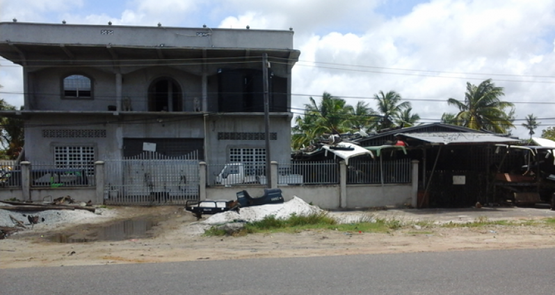 The business place from where the man was kidnapped on Saturday night.
