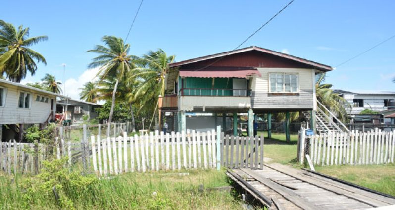 The house in which she was murdered