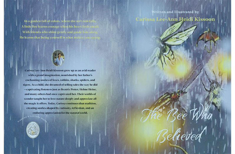 The Bee Who Believed by Carissa Lee-Ann Heidi Kissoon (Photo compliments of Carissa Kissoon)