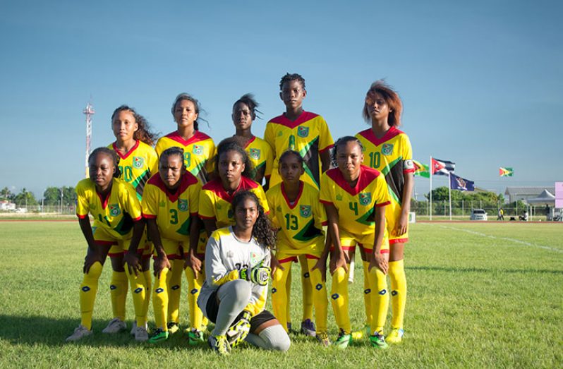Guyana’s National U-17 Women’s team (Samuel Maughn photos)