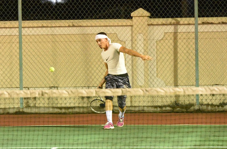 Jonathan Fagundes in action during the GBTI Open Men’s final. (Samuel Maughn photo)
