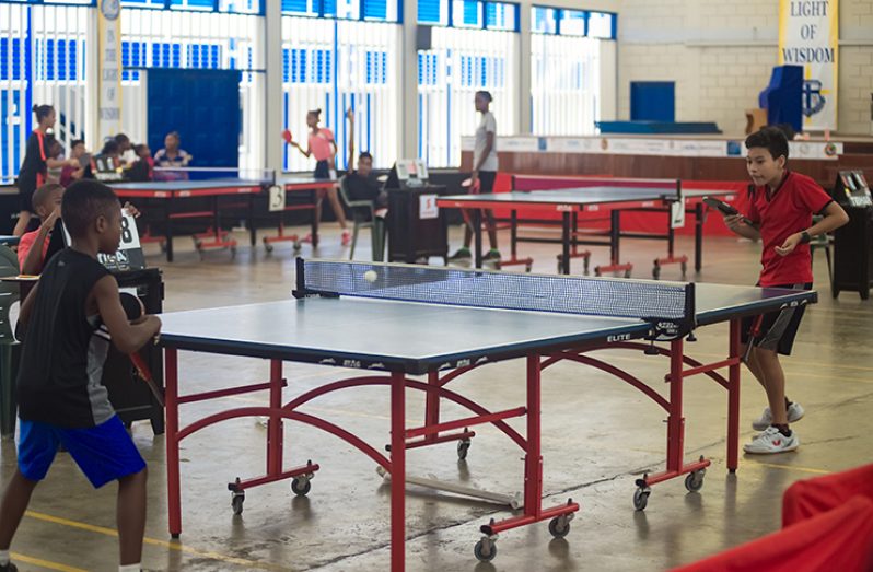 Action in the Boys’ U-13 category. (Delano Williams photo)