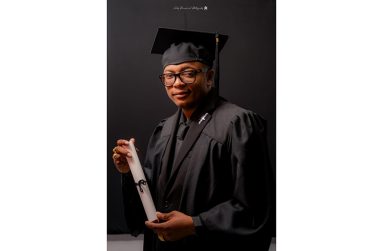 Top graduating student of the GPF prosecutors course, Timothy Morrison