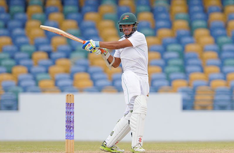 Tagenarine Chanderpaul carried the batting for Guyana Harpy Eagles