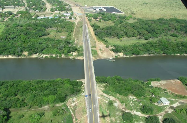 The Takatu Bridge serves as the structural link between Brazil and Guyana (Photo taken from guyanaview.org)