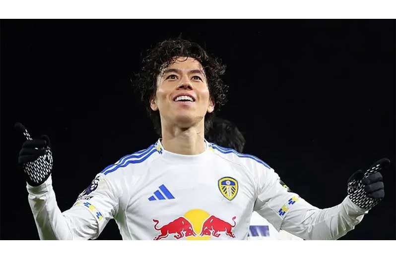 Ao Tanaka celebrates his late leveller