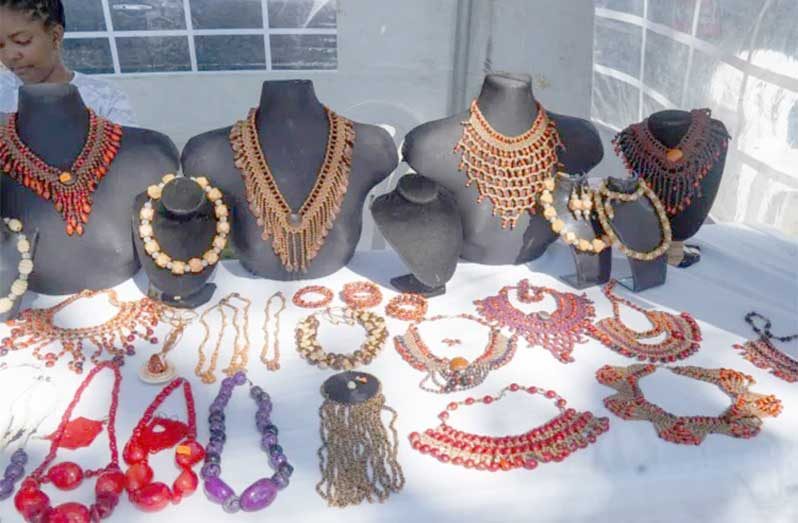 Jewellery on display at Tasinpansa