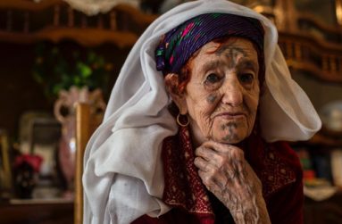 Fatma Badredine, 94, was tattooed aged 13 years old by a nomadic woman from the Sahara region. "I had to endure excruciating pain just to look pretty,” Badredine said. "I wanted to have the tattoo removed but my doctor advised against it, my age doesn’t allow it.”