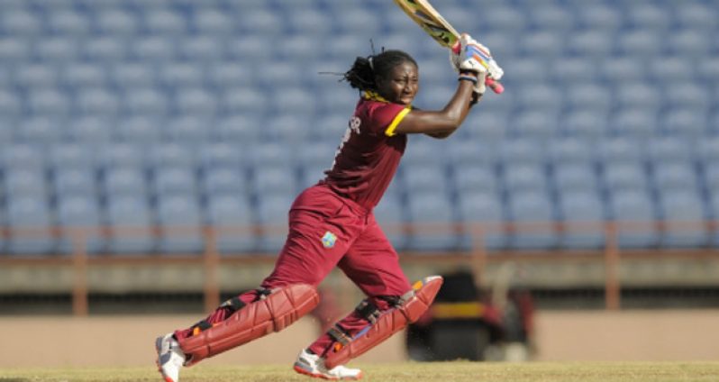 West Indies’ Stefanie Taylor is seen in action.