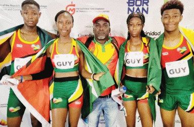 From left) Malachi Austin, Narissa McPherson, Tianna Springer and Javon Roberts