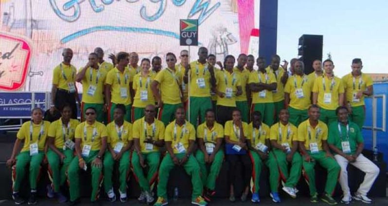 Guyana’s contingent at the 20th Commonwealth Games