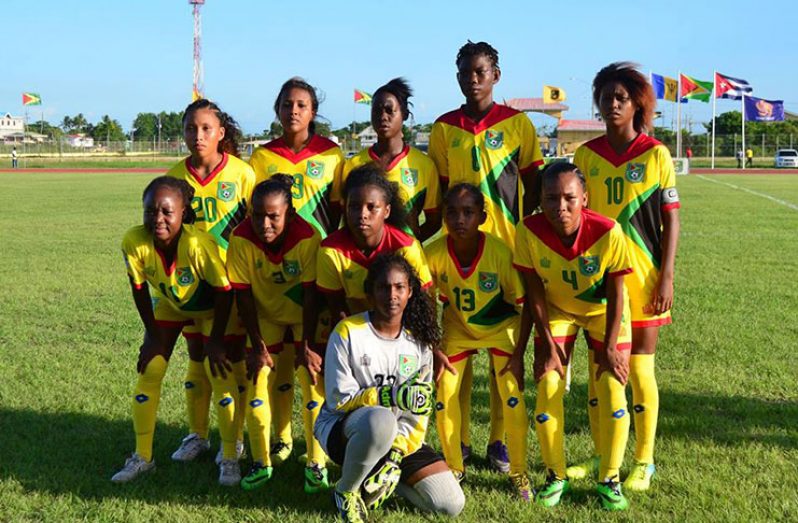 Guyana’s women U-17 team