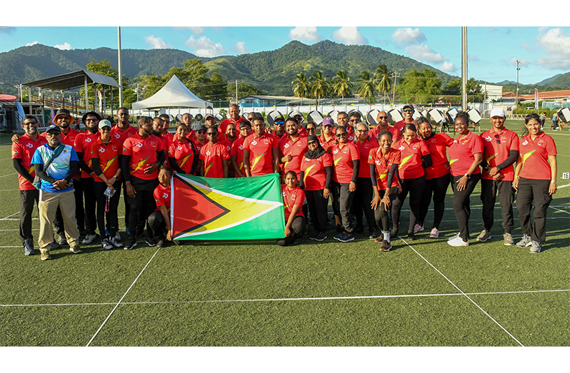 Team Guyana at the Caribbean Archery Championship