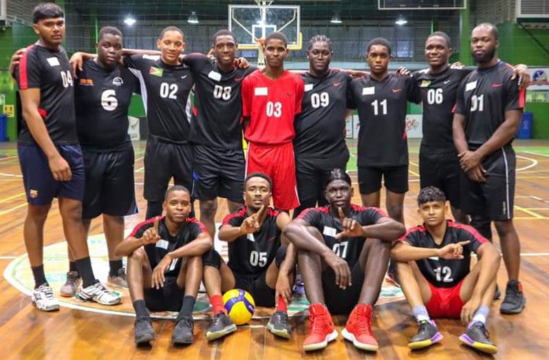 Players pose after the GVF exhibition match.