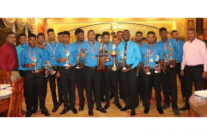 The various winners at the Awards ceremony