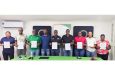 GFF members with their certificates of completion