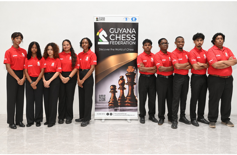 Guyana’s Chess Olympiad teams