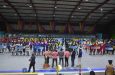 The opening ceremony featuring the teams in the One Guyana National Futsal Championship