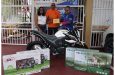 From left: Regal’s Telisha Ousman-Yamin, Mahendra ‘Anil’ Hardyal and John Ramsingh of FL Sport
