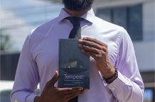 Orlanzo Raghunandan’s debut book, ‘Tempest: The Truth About the Storm,’ blends truth, pain, and perseverance to inspire others to rise above their challenges (Japheth Savory photo)