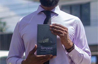 Orlanzo Raghunandan’s debut book, ‘Tempest: The Truth About the Storm,’ blends truth, pain, and perseverance to inspire others to rise above their challenges (Japheth Savory photo)
