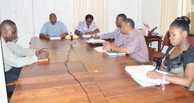 Members of the newly appointed NPTAB at its inaugural meeting at the Ministry of Finance