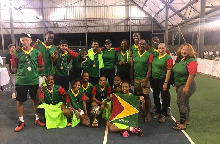Team Guyana finished third on 81 points.