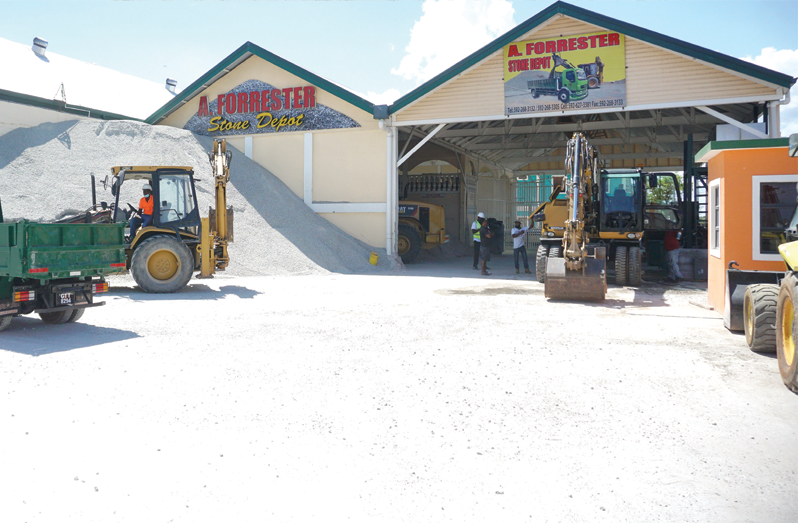 The Forrester Lumberyard and Building Complex at Stewartville, West Coast Demerara.  (Carl Croker photos)